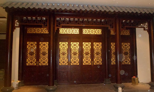 东坑镇传统仿古门窗浮雕技术制作方法